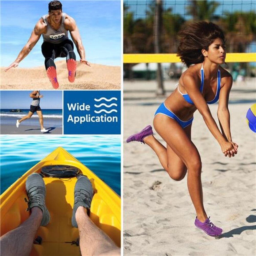 Women Men Quick-Dry Water Shoes Barefoot Non-Slip Hike Beach Aqua Swim Camping - Picture 6 of 11